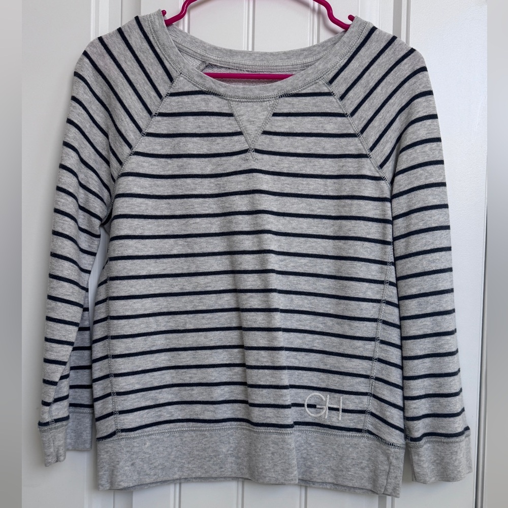 Gilly Hicks 3/4 striped sweatshirt